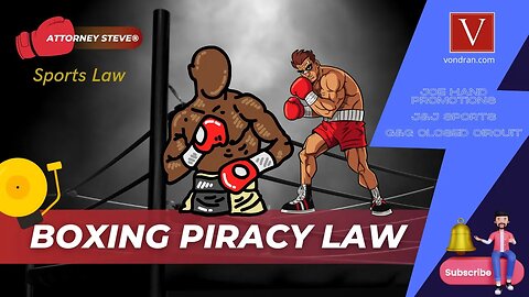 Cracking Down on Illegal Activities: G&G Closed Circuit Boxing Piracy Demands