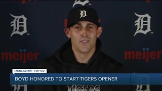 Matt Boyd honored to start Tigers opener