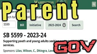 Bill SB 5599 Washington State Runaways can flee to HOST homes State NOT required to tell parent