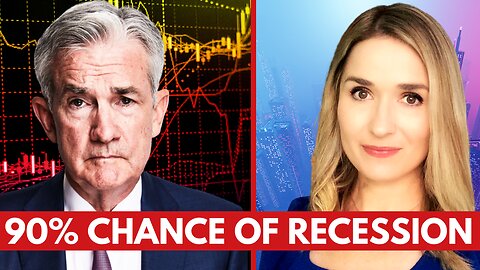 🔴 The Latest Recession Probability Jumps To 90% Following Fed Data Release