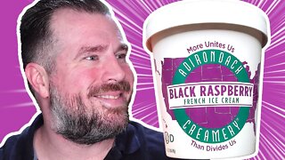 Adirondack Creamery Black Raspberry French Ice Cream From Upstate New York | Review