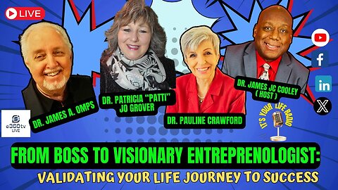 497 - "From Boss to Visionary Entreprenologist: Validating your Life Journey to Success."