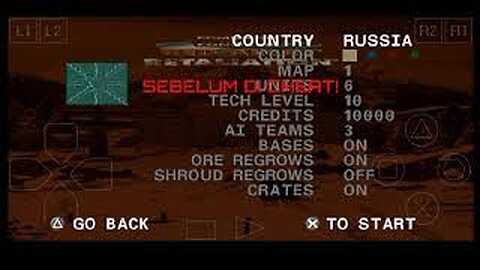 Cheat Command & Conquer : Red Alert - Retaliation | Disk 2 Soviet | PS1 PSX PSONE