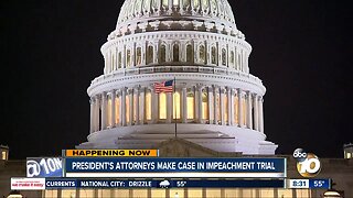 President's attorneys make case in impeachment trial