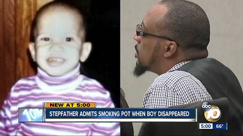 Stepfather admits to smoking pot when boy disappeared