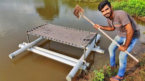 Desi Jugaad - Charpai Boat | Making and Testing - Will it Swim?