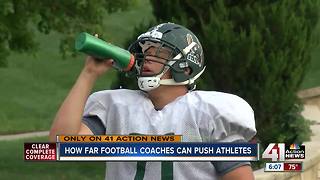 Feeling the heat: Football coaches applaud extra precautions for players safety