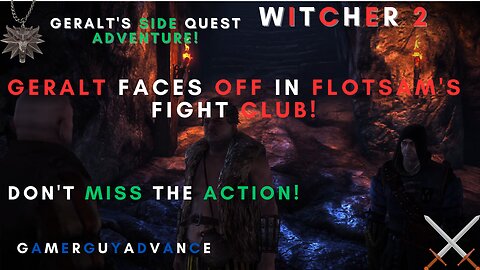 🔥 EPIC WITCHER 2 SIDE QUEST SHOWDOWN: FIGHT CLUB! 🔥| #thewitcher2 #gameplay #walkthrough #gaming