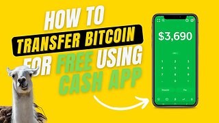 How to send Bitcoin (BTC) for FREE using Cash APP tutorial /walkthrough