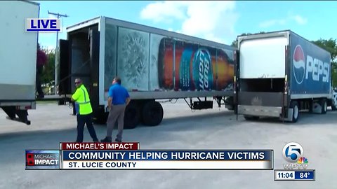 St. Lucie County gathers donations for Hurricane Michael victims