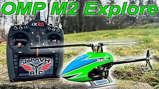 OMPHobby M2 Explore Electric Helicopter Unboxing and FLYING!