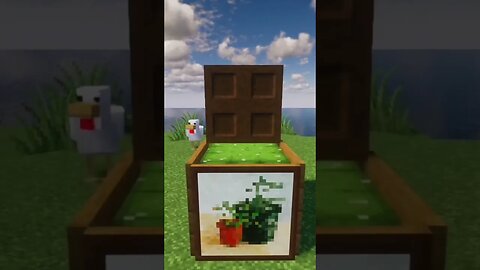 Working Trashcan In Minecraft! 🗑️ #shorts