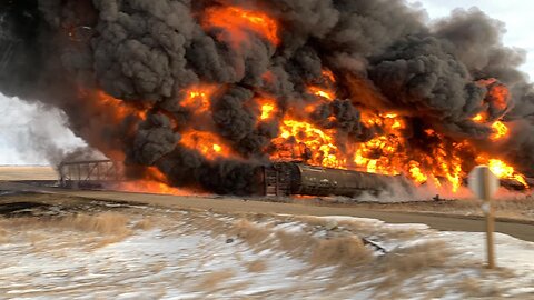 Macoun Train Derailment and Fire