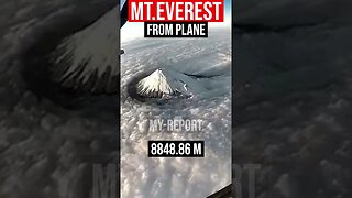 Most Beautiful View of Mt.Everest from Plane #shorts