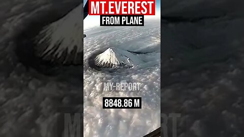 Most Beautiful View of Mt.Everest from Plane #shorts