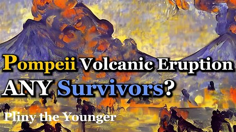 Pompeii Volcanic Eruption's Survivors? | Pliny the Younger Letter