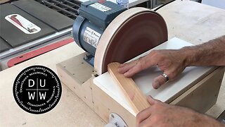 Making a homemade disc sander