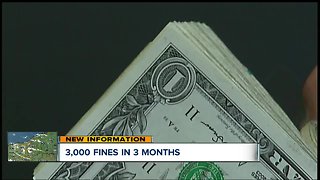 3,000 fines in 3 months