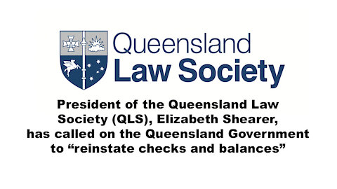 Queensland Legal Society President calls for government oversight