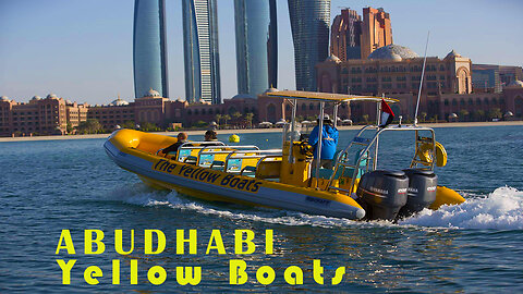 Yellow Boats Abu Dhabi united Arab Emirates