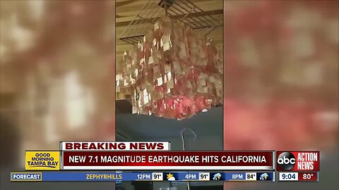 A second earthquake hit Southern California in as many days. It's five times bigger than Thursday's