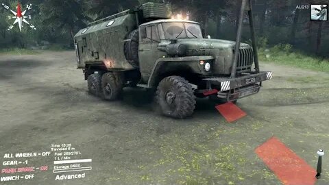 spintires penampakan di tengah hutan belantara