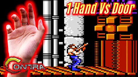 Contra gameplay but I only use 1 hand in stage 7 Hanger