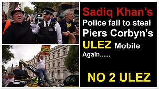 Sadiq Khan's police fail to steal Piers Corbyn's car... Again...