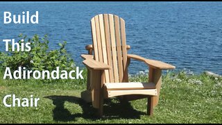 Building an Adirondack Chair - woodworkweb