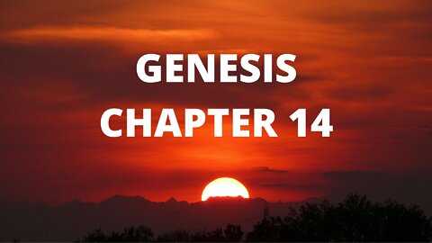 Genesis Chapter 14 "Lot’s Captivity and Rescue"