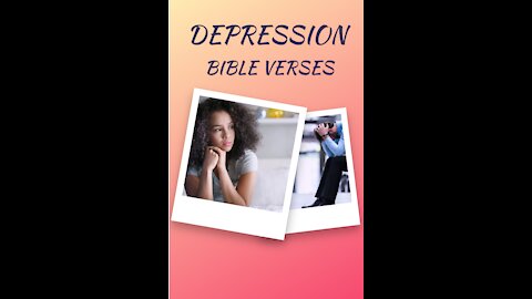 7 Bible verses for DEPRESSION part 1#shorts/Scriptures for Depression//BIBLE VERSES ABOUT DEPRESSION