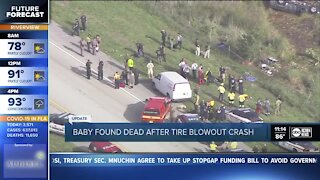Crews pull 1-year-old boy's body from water after he was thrown from pickup truck in crash on I-75