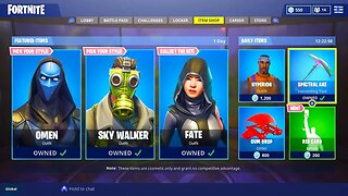 *NEW* "Omen + Sky Walker + Fate" SKINS COMING TO FORTNITE! NEW SKIN UPDATE (Fortnite Battle Royale)