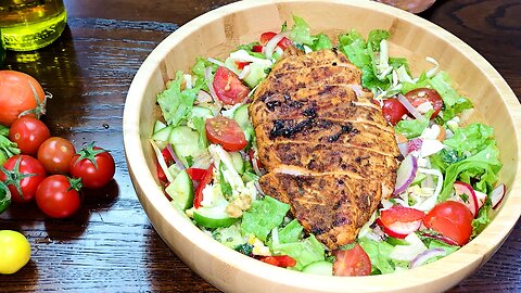 Grilled Chicken Salad | Healthy Chicken Salad Recipe for Weight Loss