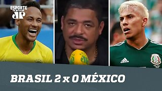 OLHA o que VAMPETA achou de BRASIL 2 x 0 MÉXICO!