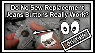 Do No Sew Replacement Jeans Buttons Really Work?