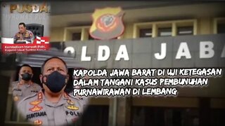 Kapolda Jabar Di Uji Ketegasan Dlm Tangani Kasus Pembunuhan Purnawirawan di Lembang #usuttuntas