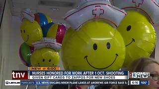 Sunrise Hospital nurses honored for work after 1 Oct. Shooting