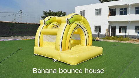 Banana Bounce House #inflatablefactory #inflatable #slide #bouncer #inflatablesupplier #jumping