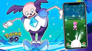 DUVIDO VOCÊ pegar o Mr. Mime Galar SHINY! RARO DEMAIS! Capturando shiny no Pokémon GO #CortesYodoh