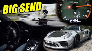 INSANE Rally Driver Sends Porsche GT3 RS MR To The Moon // Nürburgring
