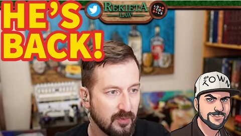 Holy Moley! YouTube RESTORES The Rekieta Law YouTube Account -- But He Also Is Banned AGAIN