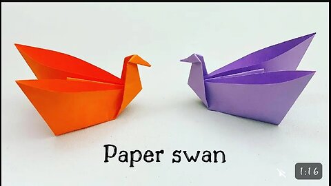 How to make paper 🦢 swan