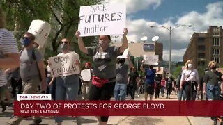 Day two of protests for George Floyd