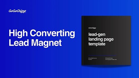 Lead Magnet Landing Pages - 2 Minute Masterclass