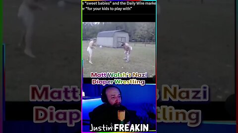 NAZI DIAPER WRESTLING: Matt Walsh Youtube Video Shows Daily Wire Host Imitate Johnny Knoxville