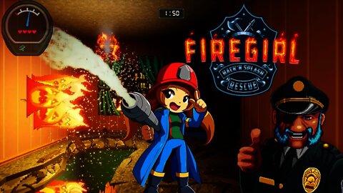 Firegirl: Hack 'n Splash Rescue - Roguelike Firefighting