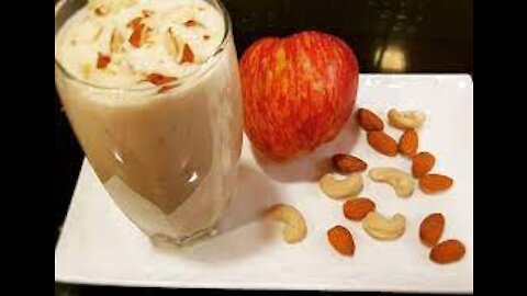 Weight Loss Apple Smoothie | Apple Milk Shake