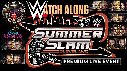 🟡Experience WWE Summerslam 2024 Cleveland Live With Our Reaction Watch-along!
