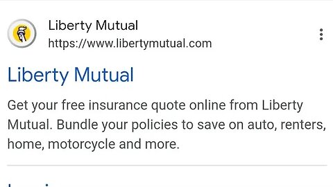 Liberty Mutual https://www.libertymutual.com